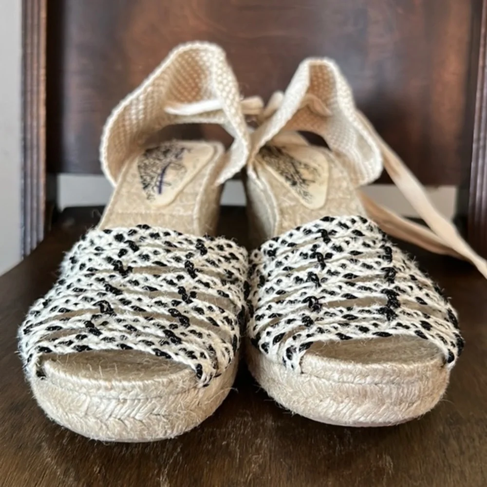 FREE PEOPLE AMALFI COAST WEDGE SANDAL sz 39